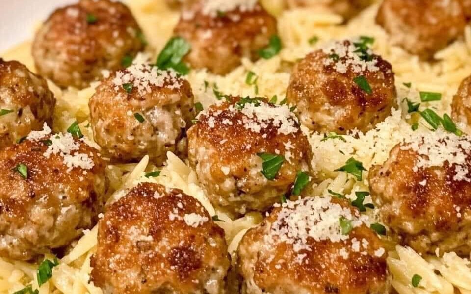 Lemon Ricotta Chicken Meatballs With Orzo All Recipes